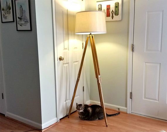 01-Gorgeous-DIY-Floor-Lamps-to-Brighten-Your-Space