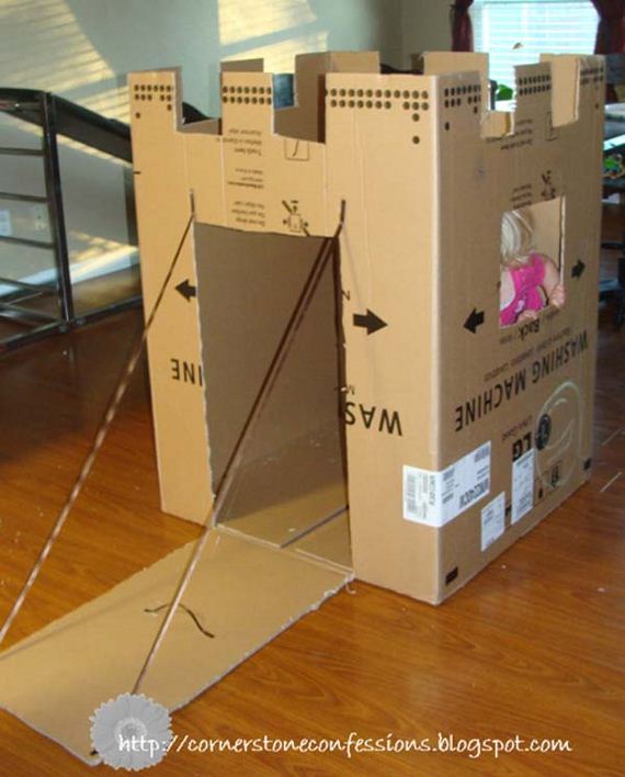 DIY Cardboard Boxes Ideas for Kids