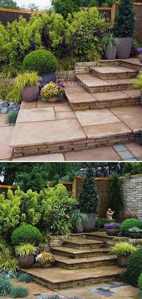Awesome DIY Ideas to Make Garden Stairs and Steps