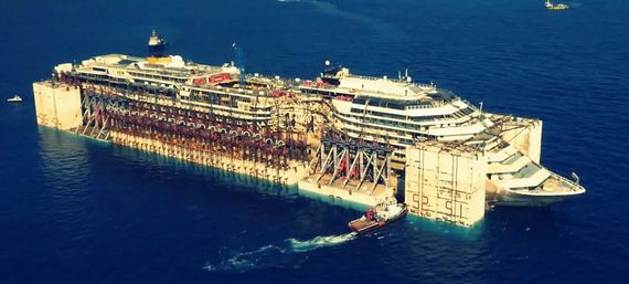 Modified Costa Concordia Is The Strangest Ship To Ever Sail The Sea