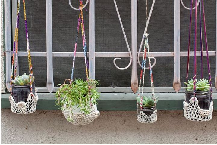 Couple of Easy Ways To Make Your Own Hanging Planters