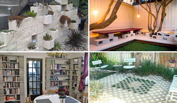 Awesome Home Projects Created From Concrete Cinder Blocks