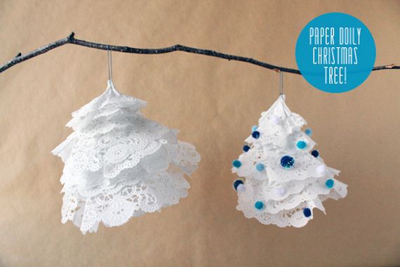 Cool Winter Decorations With Paper Doilies