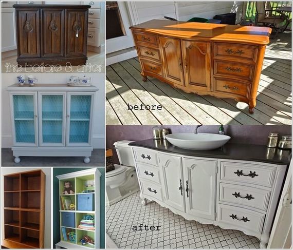 Awesome Before and After Furniture Makeover Projects