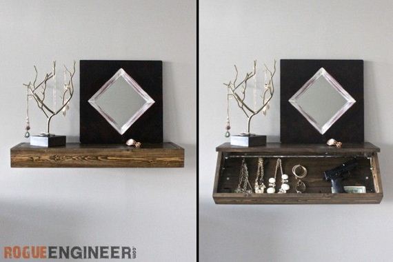 DIY Floating Shelves