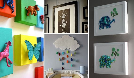 Cute DIY Wall Art Projects For Kids Room