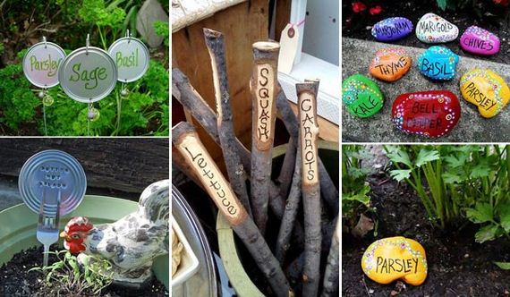 Cute Ideas to Label the Garden Plants