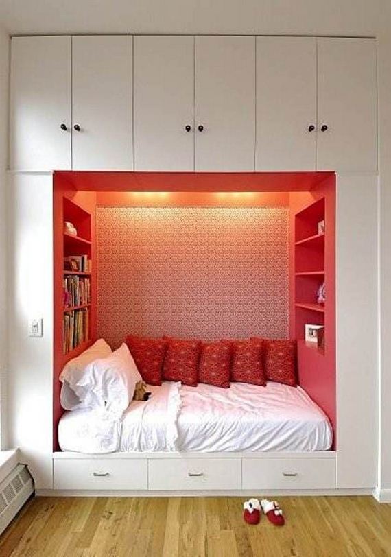 Awesome Storage Ideas For Small Bedrooms Wooden Floor