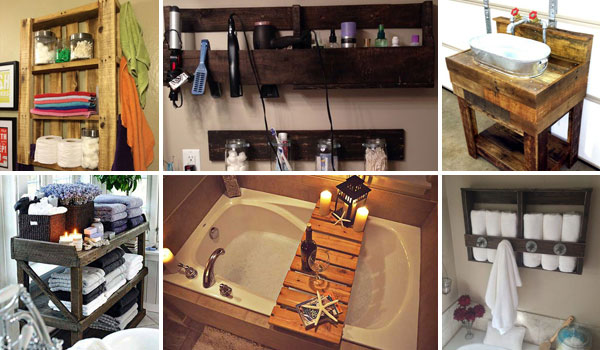 Amazing DIY Pallet Bathroom Projects