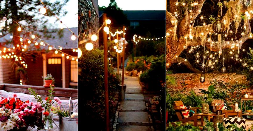 Amazing Yard and Patio String Lighting Ideas