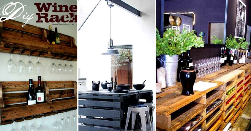 Beautiful Kitchen DIY Pallet Tutorials