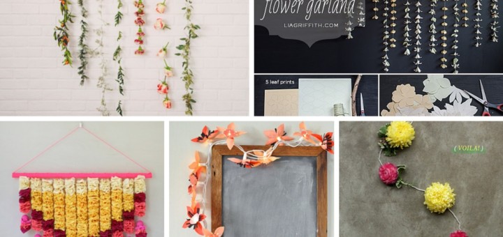 Cool DIY Flower Garland Ideas