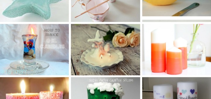 DIY Easy Homemade Candles Tutorials