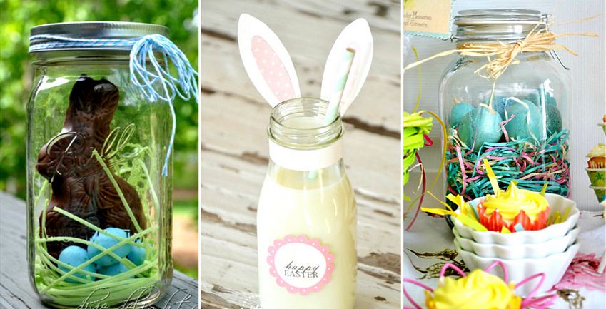 DIY Easter Mason Jars Crafts