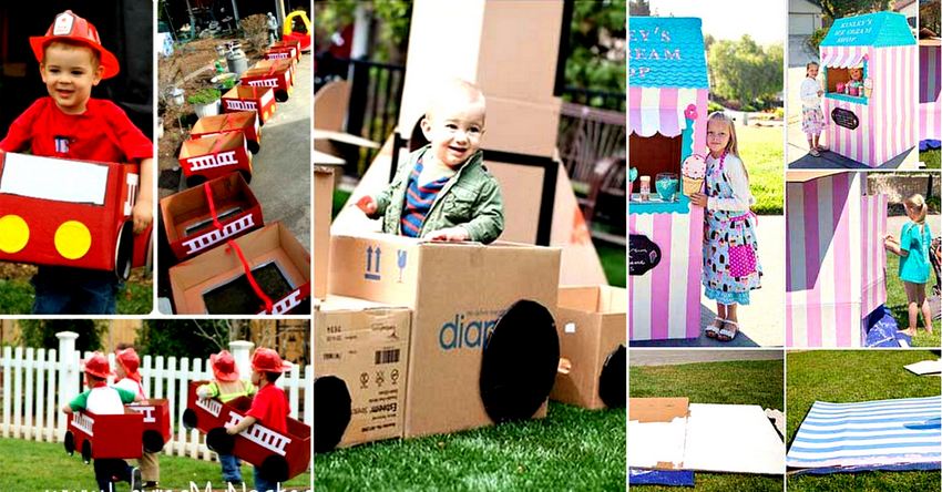 DIY Cardboard Boxes Ideas for Kids