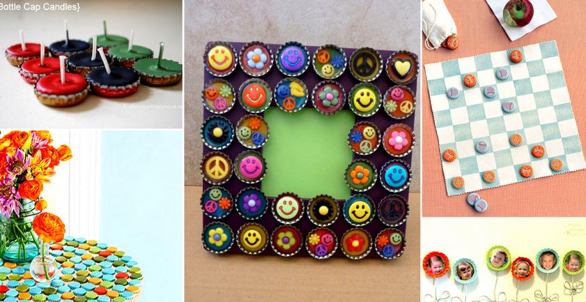 19 DIY Bottle Cap Crafts