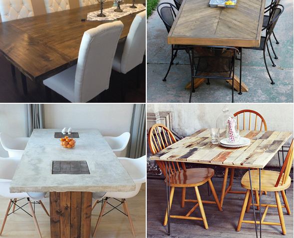 10 Unique DIY Dining Table Ideas