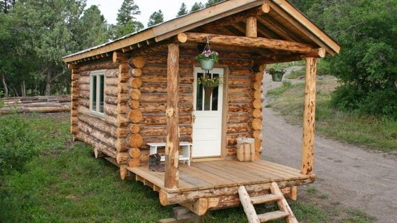 Rustic DIY Log Cabins