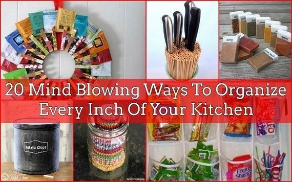 Awesome Ways To Organize Your Kitchen