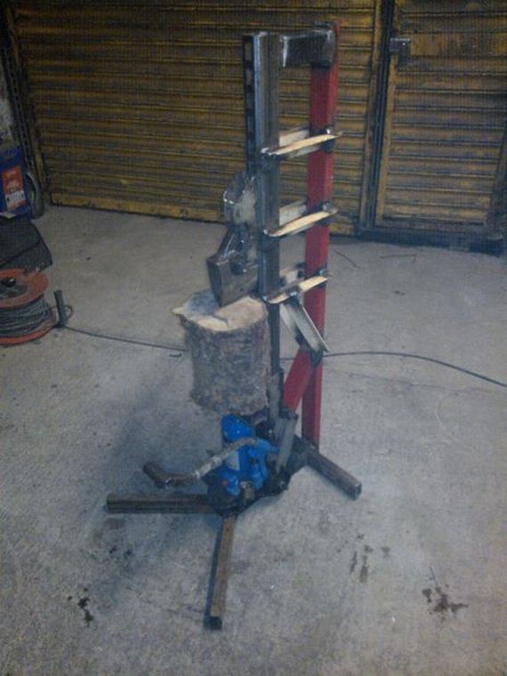 DIY Log Splitters