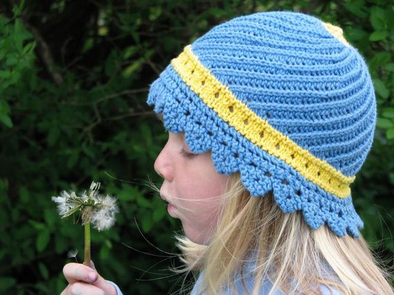 Adorable Knitted Sun Hats For Babies