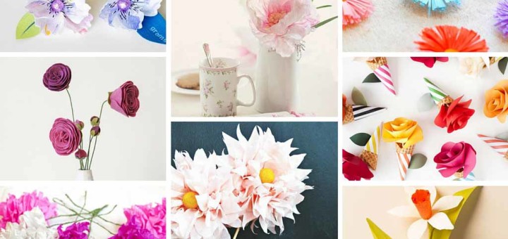 Awesome Paper Flowers Tutorials