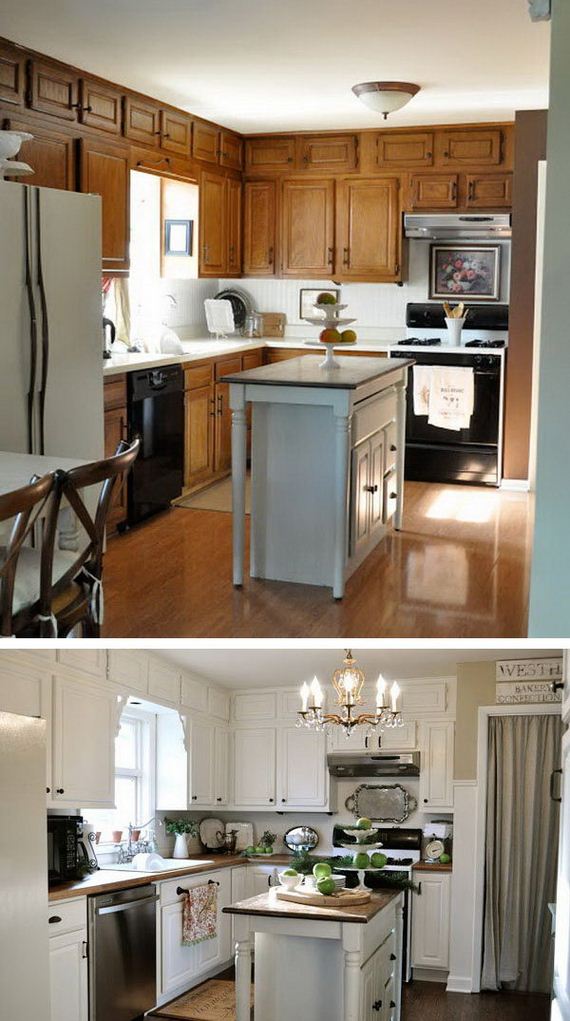  cheap kitchen makeover ideas before and after