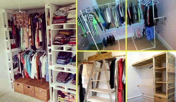 Cheap DIY Clothes Storage Closet