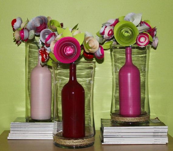 Awesome Wine Bottle Centerpieces