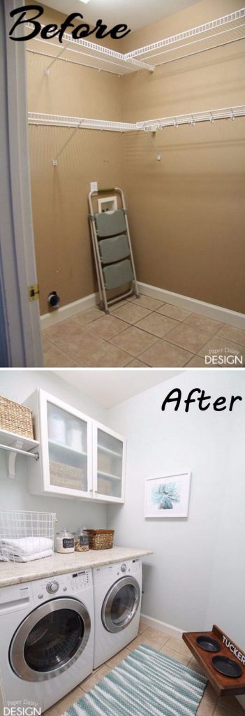 Awesome Before and After Laundry Room Makeovers