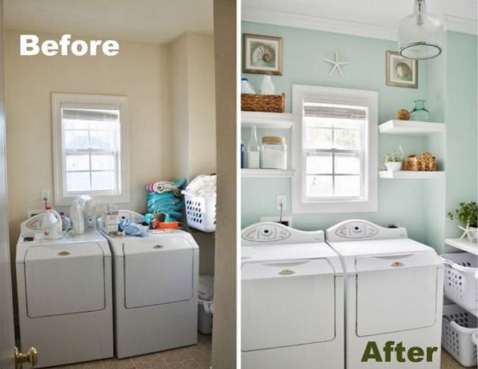 Awesome Before and After Laundry Room Makeovers