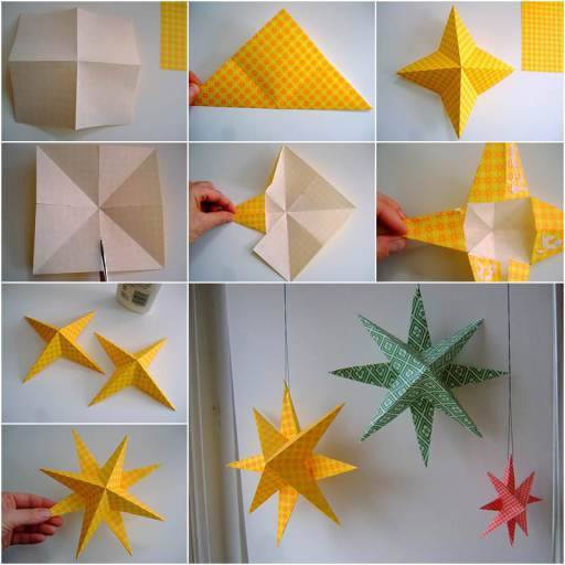 Awesome DIY Easy 3D Paper Star