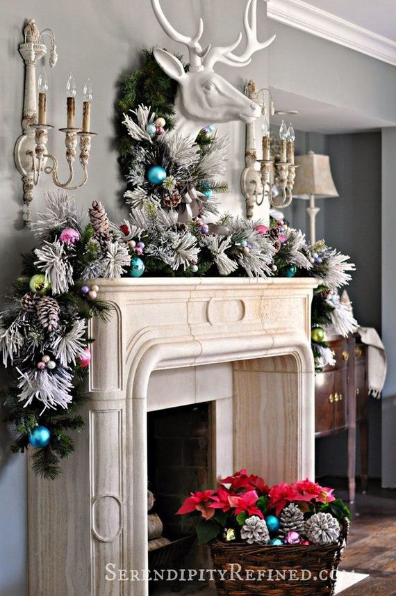 Awesome Christmas Mantel Decoration Ideas