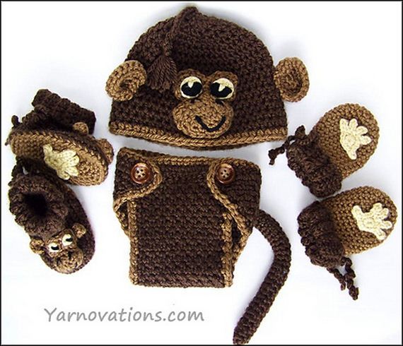 Cute and Fun Monkey Themed Yarn Tutorials