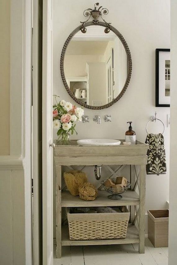 Awesome Rustic Farmhouse Bathroom Ideas