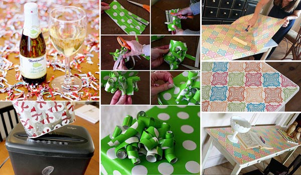 How to Reuse Leftover Holiday Wrapping Paper