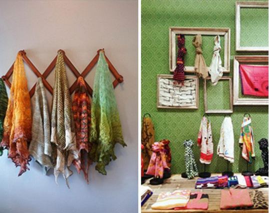 Creative Scarf Storage Ideas