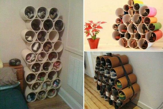 Amazing Homemade PVC Pipe Shoe Rack Tutorial