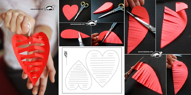 Amazing 3D Paper Heart