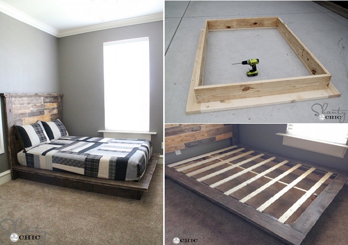 Easy DIY Platform Bed