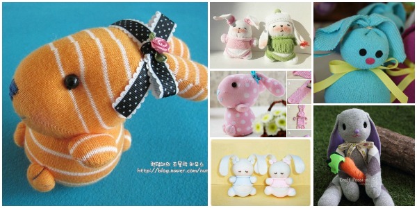 Cute Sock Bunny Projects Round Up