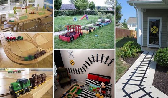 Awesome Decorations Inspired by Train or Train Track