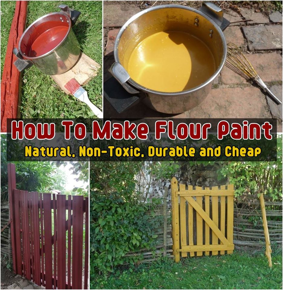 DIY Natural Flour Paint