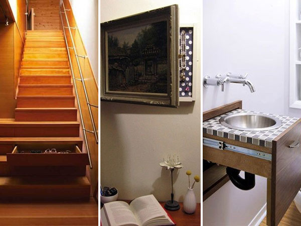 Amazing Spots For Hidden Storage Around Your House