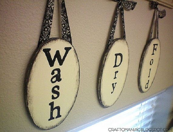 DIY Laundry Room Decorations