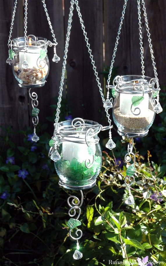 Cool DIY Hanging Candle Holders