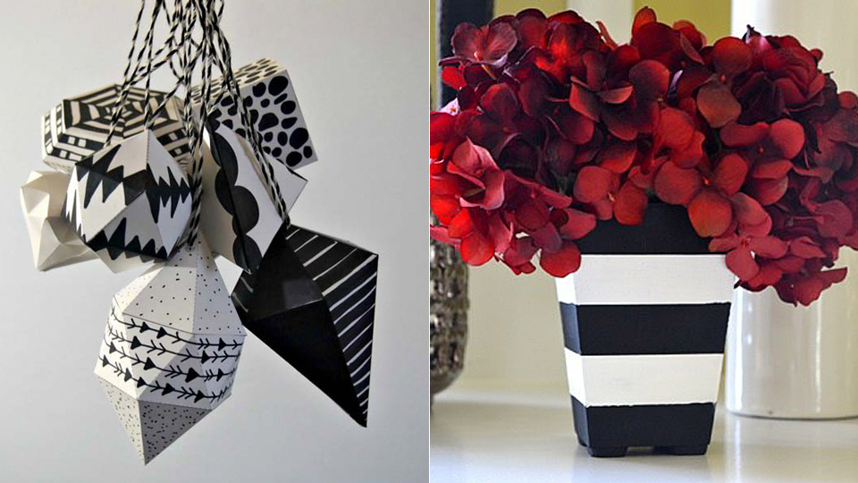 Black and White DIY Room Decor Ideas