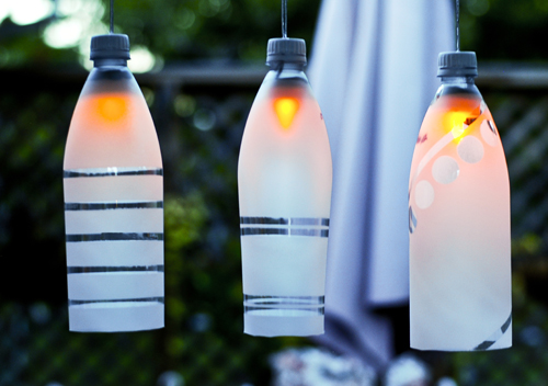 Amazing DIY Bottle Lamp Ideas