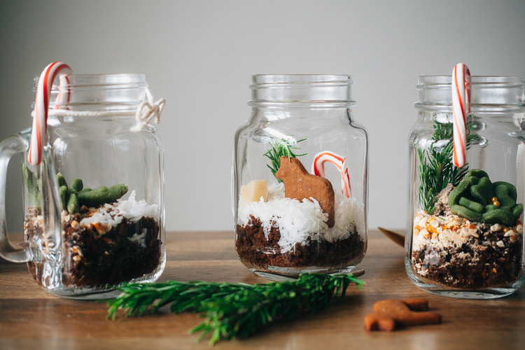 Cute Mason Jar Christmas Decorations