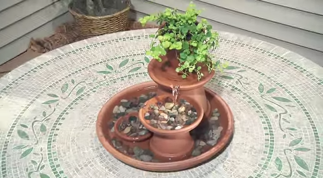How To Build A Table Top Terra Cotta Fountain
